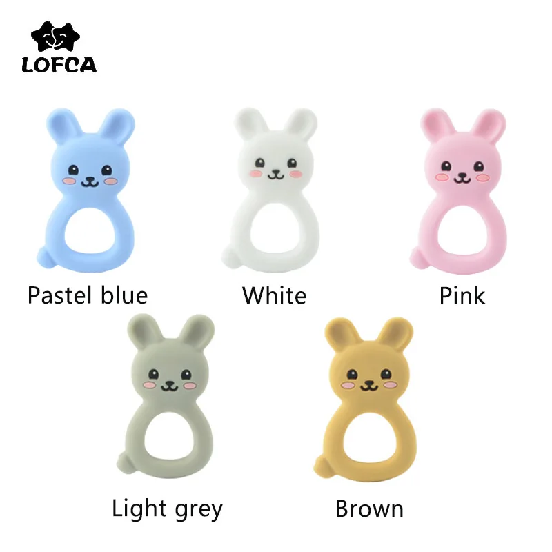 

Силиконовая детская игрушка-прорезыватель LOFCA в виде животного