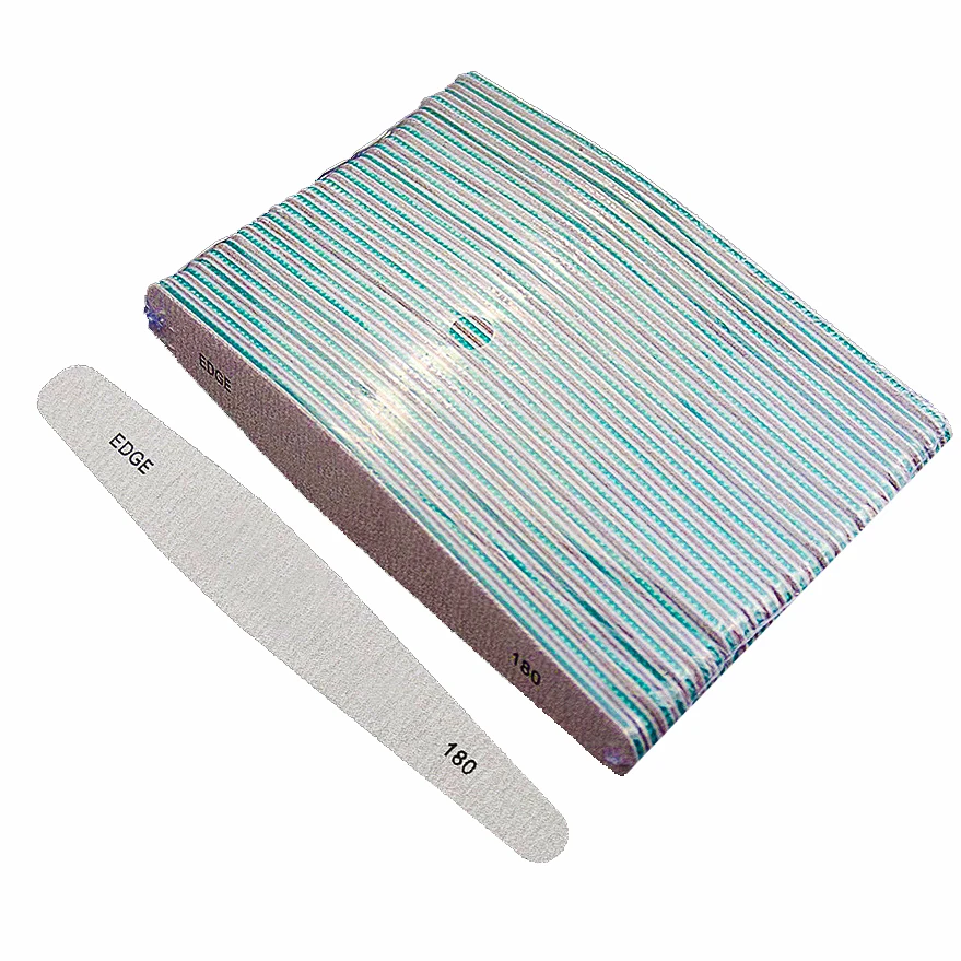 High Quality 10Pcs Professional Nail Art Files UV Gel Polish Drop Shape Sanding Files Block 180/180 Grits Women Nail Tools Sets