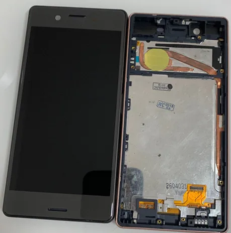 Para sony xperia x f5121 f5122 display lcd tela de toque digitador assembléia substituição com quadro para sony x lcd