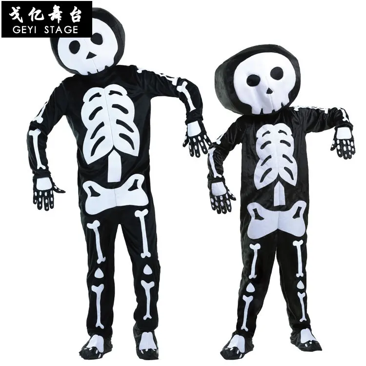 

Halloween Costume Skull Skeleton Demon Ghost Cosplay Costumes Adults Children & Kids Carnival Masquerade Dress Scary Headgear