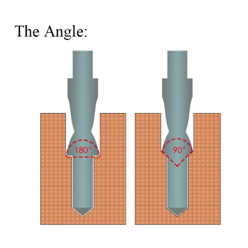 HSS6542 M3-M12 90/180 degree Two-Stage Drill Bit Twist Step Chamfer Conutersunk Hole saw For Steel Iron Copper Aluminum
