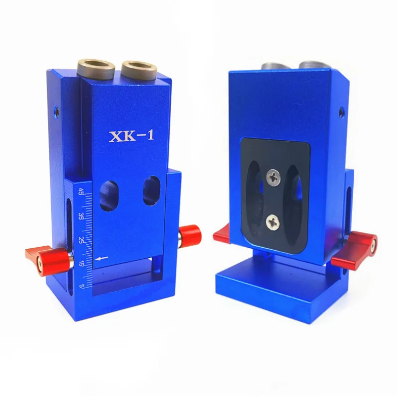 UPGRADED Mini Style Pocket Hole Jig Kit System For Wood Working & Joinery And Step Drill Bit & Accessories Wood Work Tool