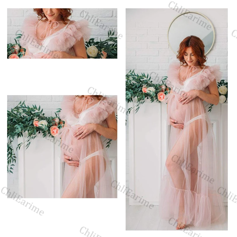 

Women's Tulle Robe Illusion Long Bridal Robe Wedding Scarf New Custom Made