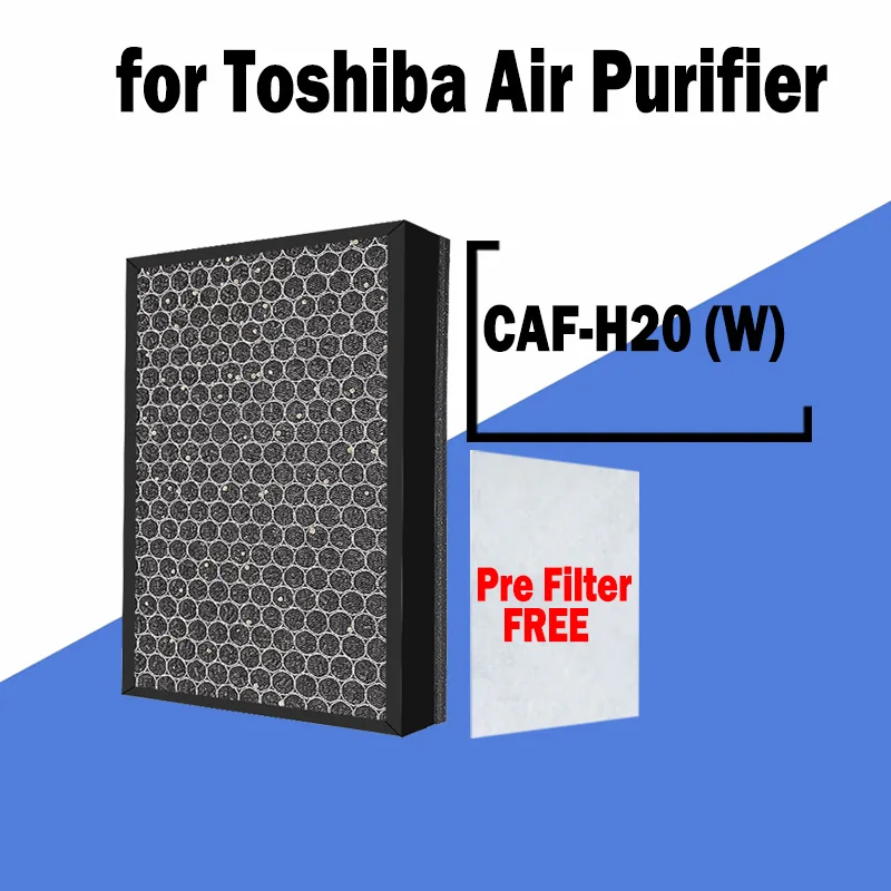 H13 HEPA filter & Activated Carbon Composite Filter for Toshiba Model CAF-H20 (W) Air Purifier