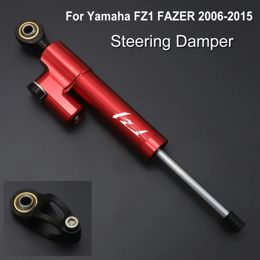 

Бесплатная доставка для Yamaha FZ1 FAZER 2006-2015 2014 2013 2012, алюминиевый рулевой стабилизатор мотоцикла, комплект монтажных кронштейнов демпфера