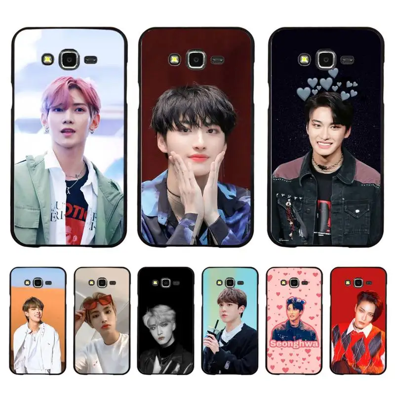 FHNBLJ ATEEZ HongJoong SeongHWA Luxury Unique Phone Cover for Samsung A50 A70 A40 A6 A8 Plus A7 A20 A30 S7 S8 S9 S10 S20 Plus