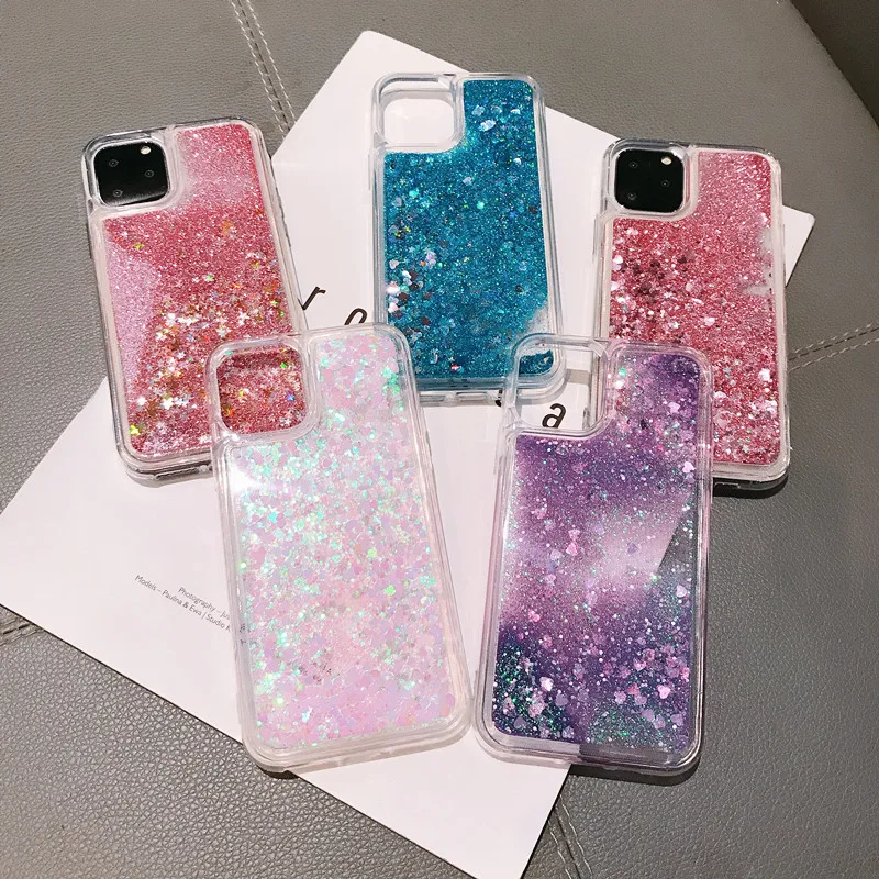 Dynamic Qicksand Glitter Liquid Case For Samsung Galaxy S20 ULTRA S10 S9 S8 Plus Note 20 10 9 8 Plus Soft TPU Silicone Cover