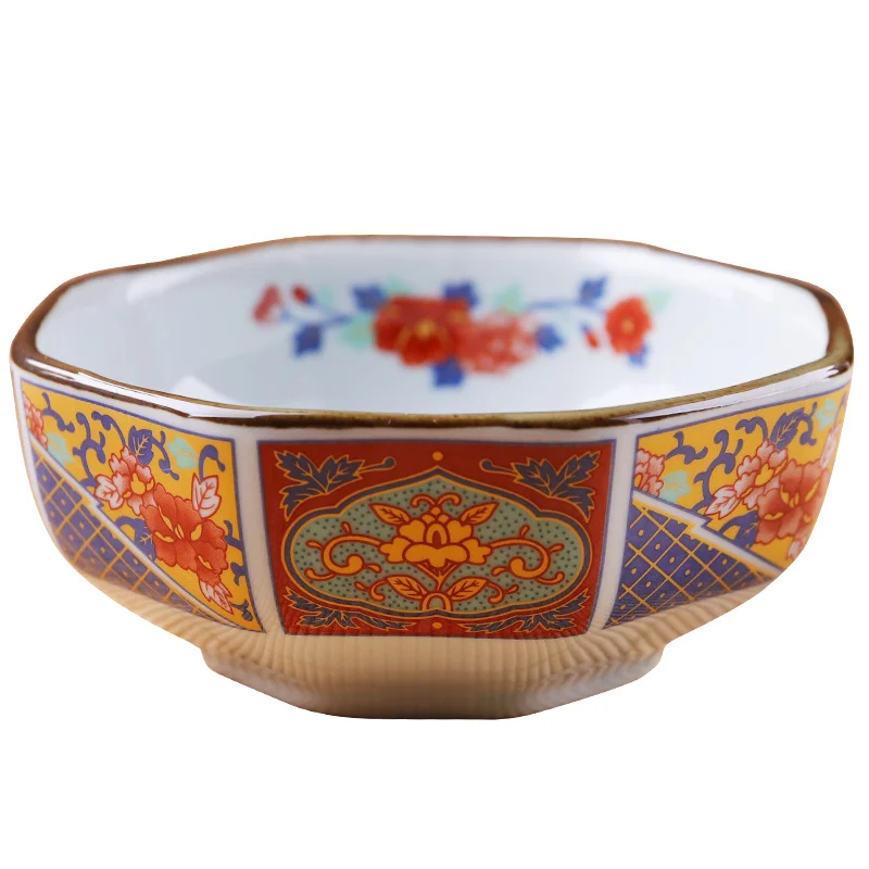 

Ceramic Japanese Steamed Rice Creative Noodle Bowl For Shop Fruit Salad Soup Sushi Dish Material Kitchen Tableware