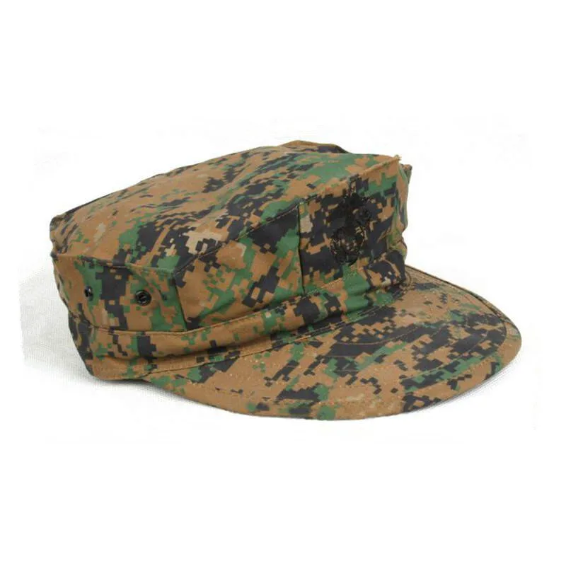 1 Uds sombrero del Ejército de los EE. UU. Vintage Cadet patrulla militar gorra táctica ajustable al aire libre sol sombrero