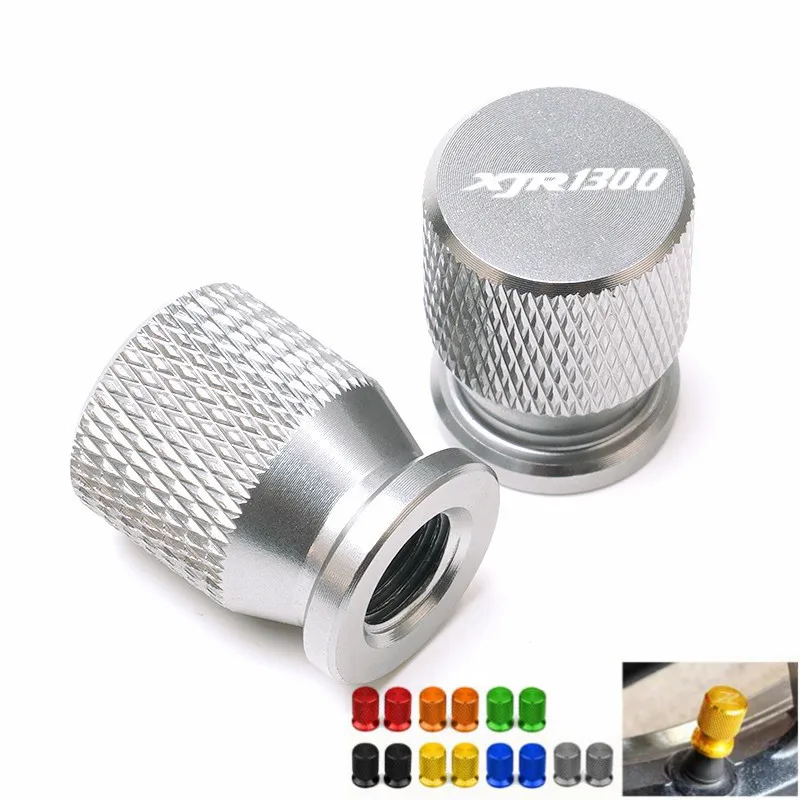 XJR1300 FOR YAMAHA XJR 1300RACER 1998-2016 2015 2014 2013 2012 2011 2010 2000 1999 Wheel Tire Valve Stem Caps Airtight Covers