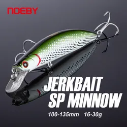 NOEBY Floating Minnow Fishing Lure 120mm 22g 135mm 28g Artificial Hard Baits 9050 Long Casting Wobblers Jerkbaits Fishing Tackle