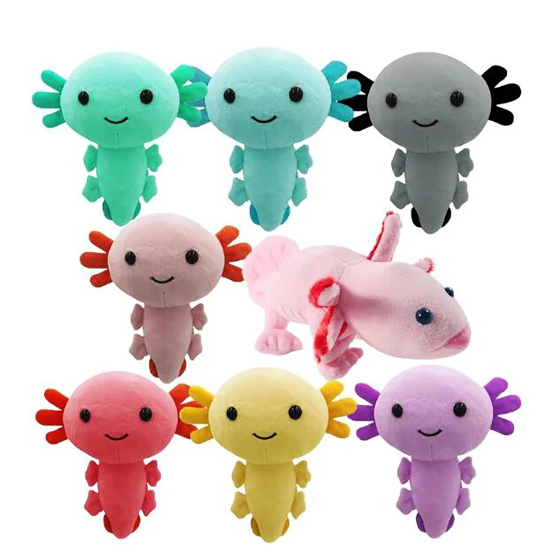 20Cm Kawaii Axolotl Sang Trọng Đồ Chơi Hoạt Hình Động Vật Dễ Thương Nhồi Bông Plushie Búp Bê Dành Cho Học Sinh Nhật Giáng Sinh Halloween Quà Tặng