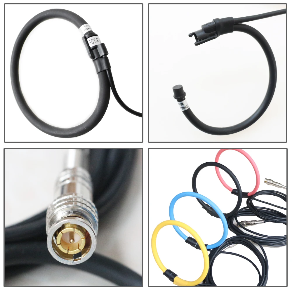 Flexible Current Probe FRC350 with BNC connector 1000A/80mV at 50Hz Rogowski Coil for Electric Networks Monitoring System