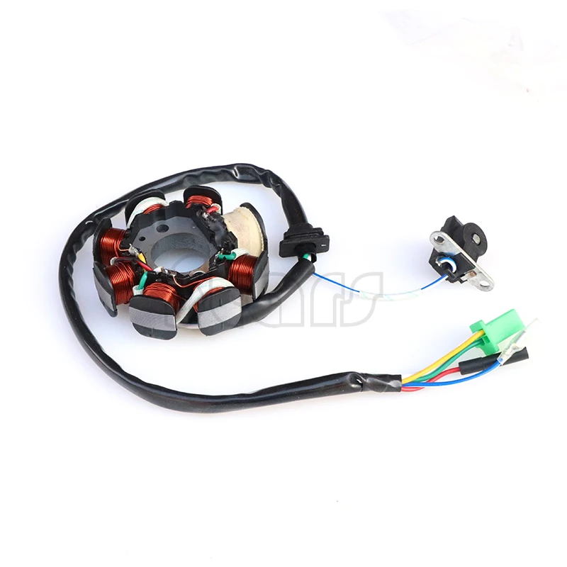 8 Poles Coil Magnetic ignition stator Generator for 125cc 150cc GY6 Engine