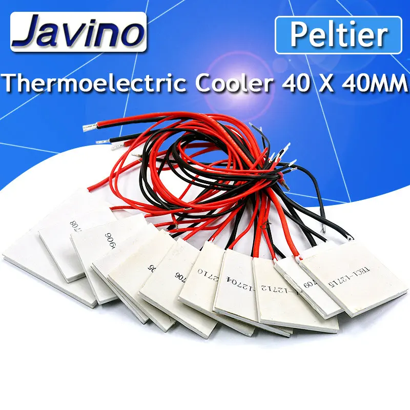 TEC1-12705 Thermoelectric Cooler Peltier TEC1-12706 TEC1-12710 TEC1-12715 40*40MM 12V Peltier Elemente Module 12704 9 12 15