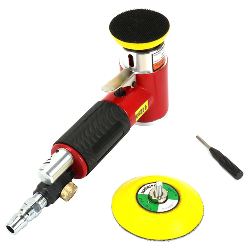 Hho 2inch 3inch Mini Air Sander Kit Pad Eccentric Orbital Dual Action Pneumatic Polisher Polishing Buffing Tools For Auto Body