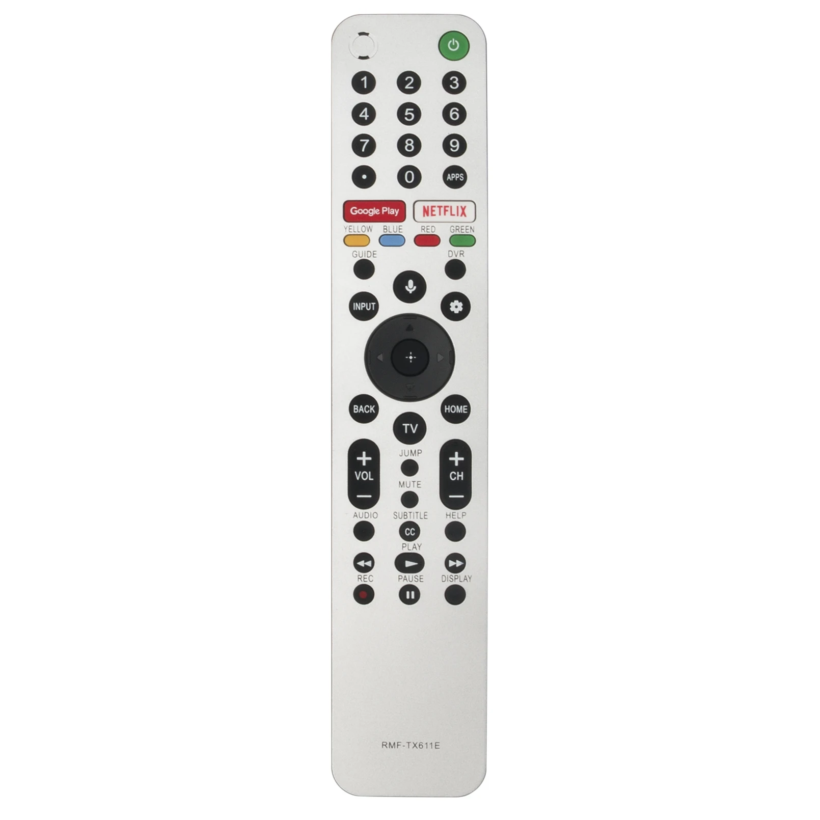 

New RMF-TX611E Replaced Remote Control Fit For Sony TV Sony 4K HD TV XBR-65X950G XBR-75X950G XBR-85X950G XBR-77A9G XBR-85Z9G