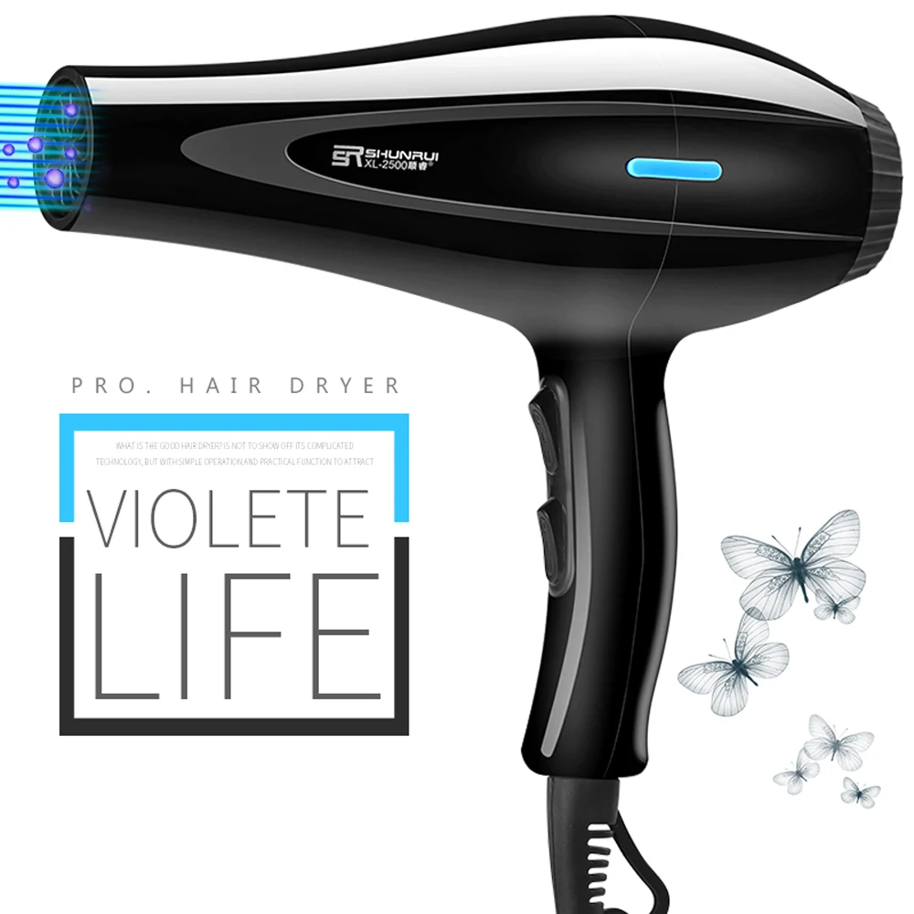 Powerful Professional Hair Dryer Electric Blowdryer Hot and Cold Air Hairdryer Modeling Barber Salon Tools Hairdressing Portable