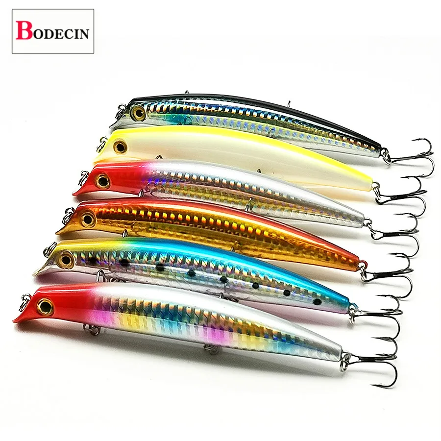 Isca Poper Carp/Hard/Laser/Big/Artificial Bait 3d Eyes Fish Floating Crankbait Floating Minnow Fishing Lure/Tackle/Wobblers Sea