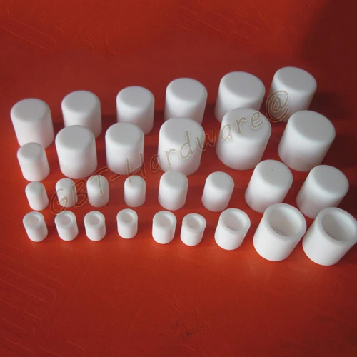 Imagen 2 del producto Tapas de extremo redondo de goma de silicona, 2-20 piezas, blanco y negro, 2,8-24,7mm, tapones hembra de goma, tapones de inserción de tubo redondo