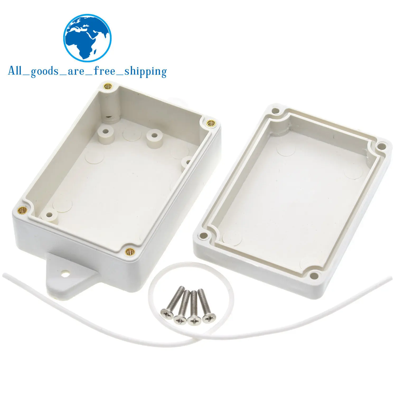 TZT 85x58x33mm Waterproof  Cover Plastic Electronic Cable Project Box Enclosure Case DIY