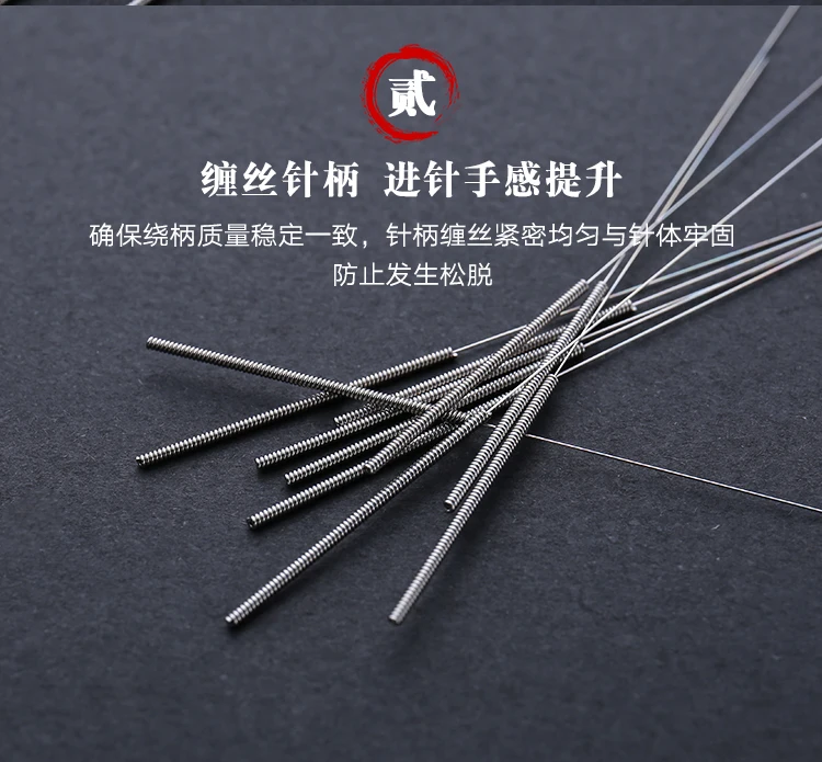 1pack 0.16 0.18 0.2 0.22 small acupuncture needle thin disposable sterile flat handle beauty filiform needle traditional Chinese