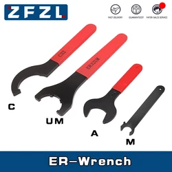 1PC ER Wrench ER8 ER11 ER16 ER20 ER25 ER32 ER40 APU13 APU16 A M UM C Type Spring Collet Wrench CNC Machining Center