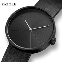 YAZOLE Minimalist Men's Fashion Ultra Thin Watches Simple Men Business Leather Band Quartz Watch Relogio Masculino kol saati