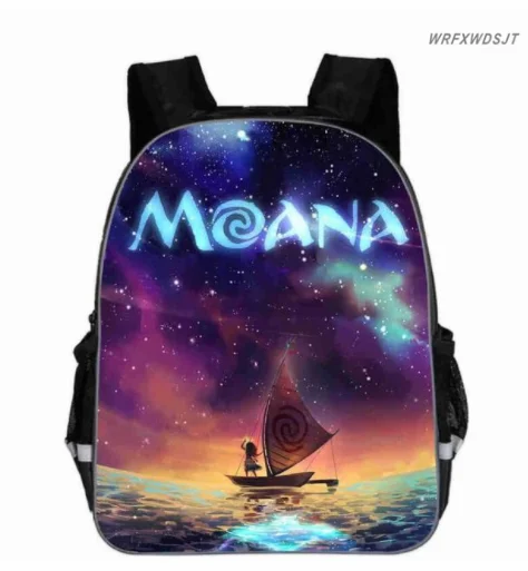 New Disney School Bags Backpack Students Bag Cartoon Vaiana Moana Printing Children Bookbag Satchel School Backpack For Girls