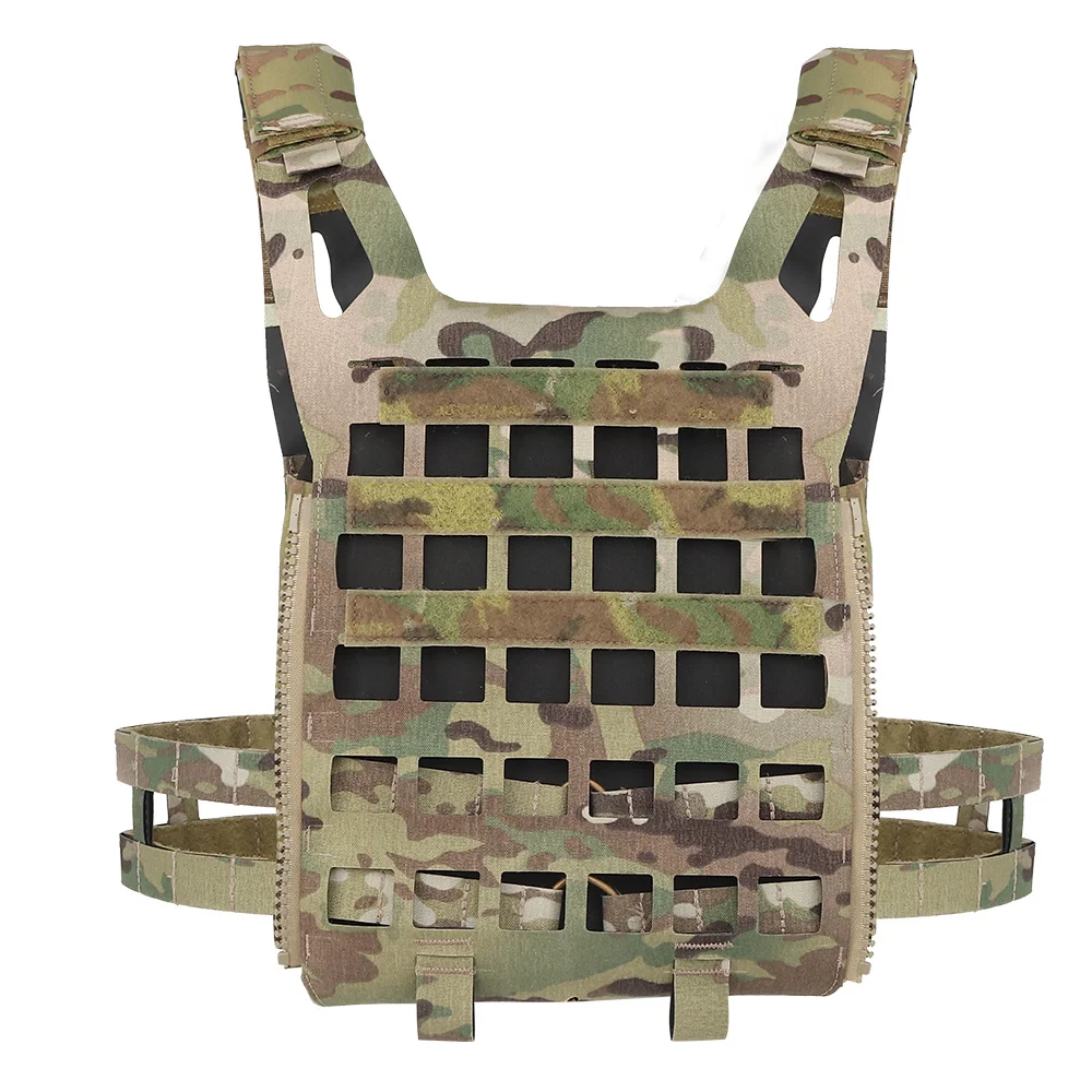 Modular Tactical SPC JPC Lightweight Vest SD Plate Carrier Laser Cut MOLLE Matte Civilian Camo Airsoft Paintball CS Wargame