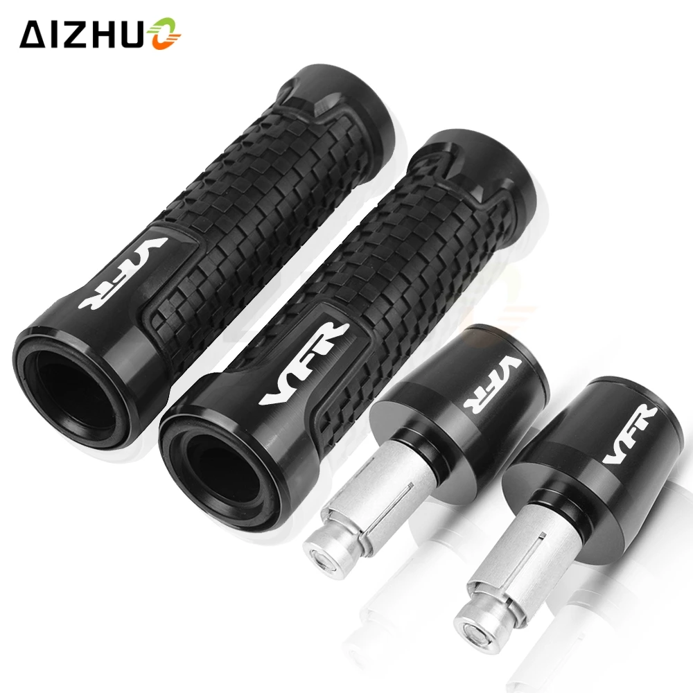 Motorcycle Handlebar Grips End Handle Bar Cap Ends Plug FOR HONDA VFR 400 750 800 800F Fi W1 VTEC 1200F 1200X Crosstourer 1200