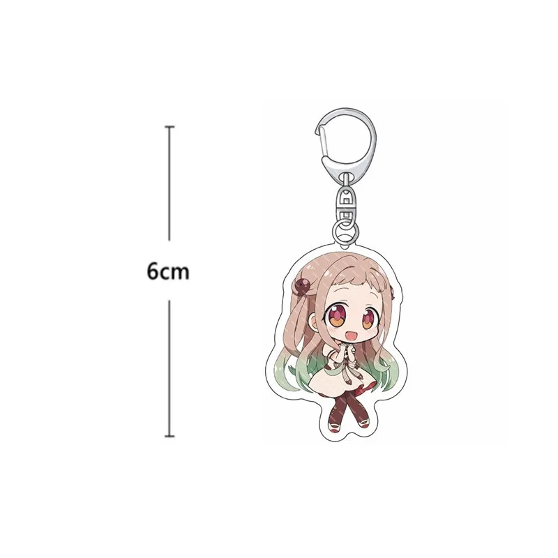 Toilet-Bound Hanako-Kun Anime Figure Minamoto Kou Yashiro Nene Acrylic Character Key Chain Kawaii Backpack Decor Pendant Keyring