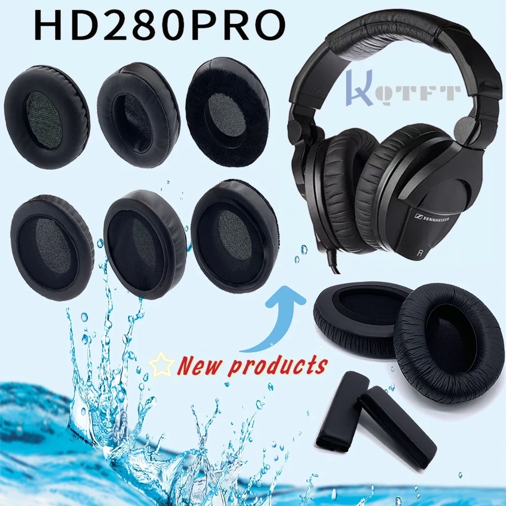 Earpads Velvet for Sennheiser HD280 PRO HD-280 Headset Replacement Parts Bumper Earmuff Cover Cushion Cups pillow Headband