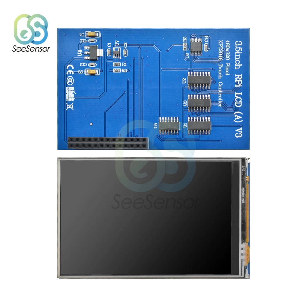 3.5นิ้ว480X320 TFT LCD โมดูล ILI9486 3.5 "จอแสดงผล LCD SPI อินเทอร์เฟซ5V สำหรับ arduino Raspberry Pi P1 P2 P3