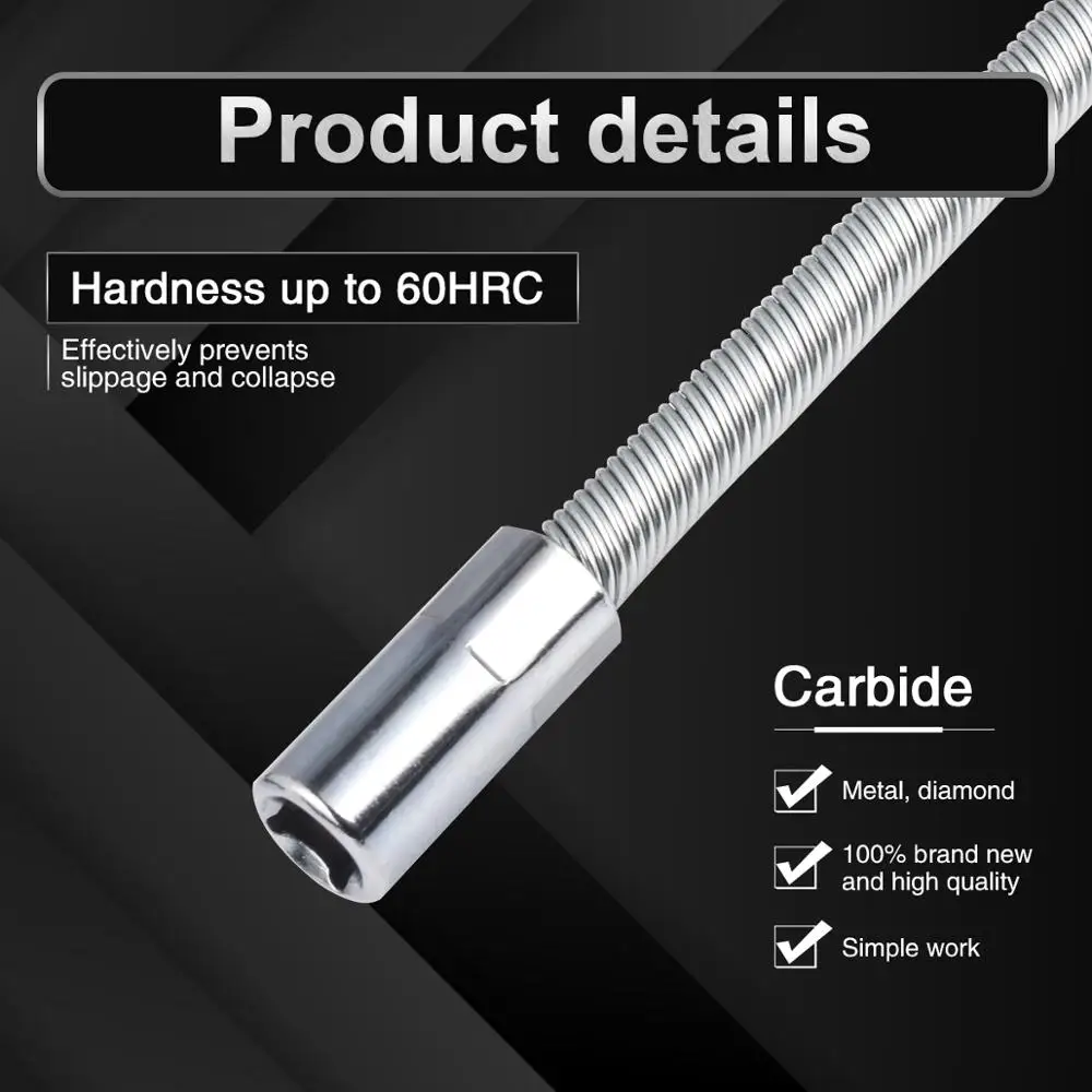 Hoen 1/4 "Shank 150Mm Hex Key Adapter Ratelsleutel Extension Bar Set Aanpassing Extra Lange Hand Repair Tools