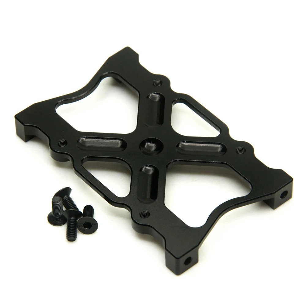 YEAHRUN Metal Alloy Chassis Brace Beam Mounting Fixed Bracket Plate for Axial SCX10 1/10 RC Crawler Car Parts Accessories