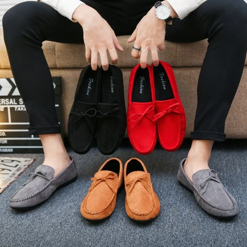 Summer Shoes Men Flats Slip On Male Loafers Driving Moccasins Homme Men Casual Shoes Fashion Dress Wedding Footwear