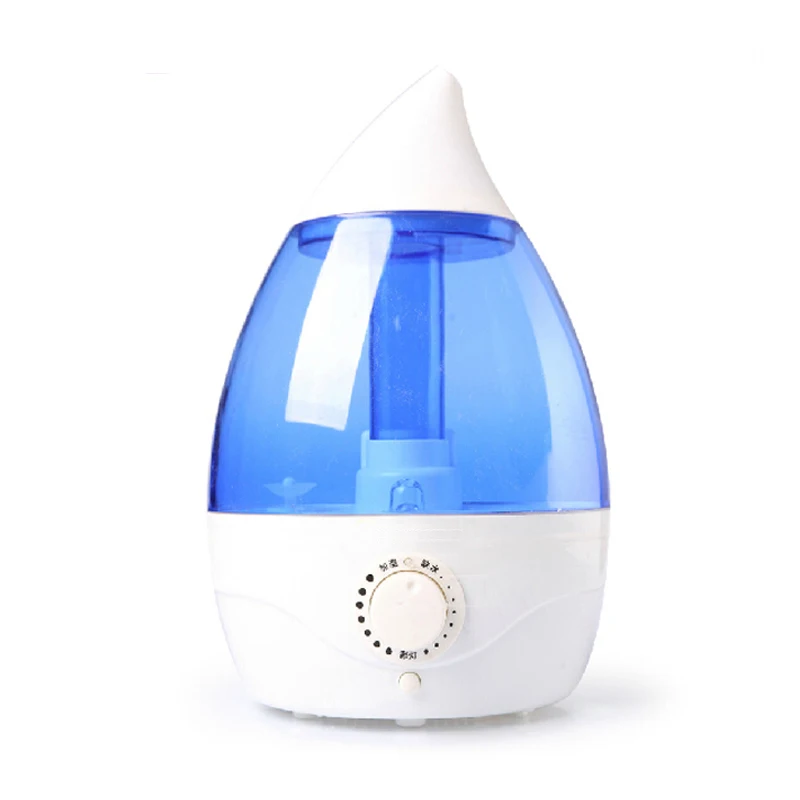 Humidificador de luz LED para el hogar, atomizador de gran volumen, niebla silenciosa, dormitorio, oficina, aire acondicionado, nebulizador ultrasónico, 2L/3L