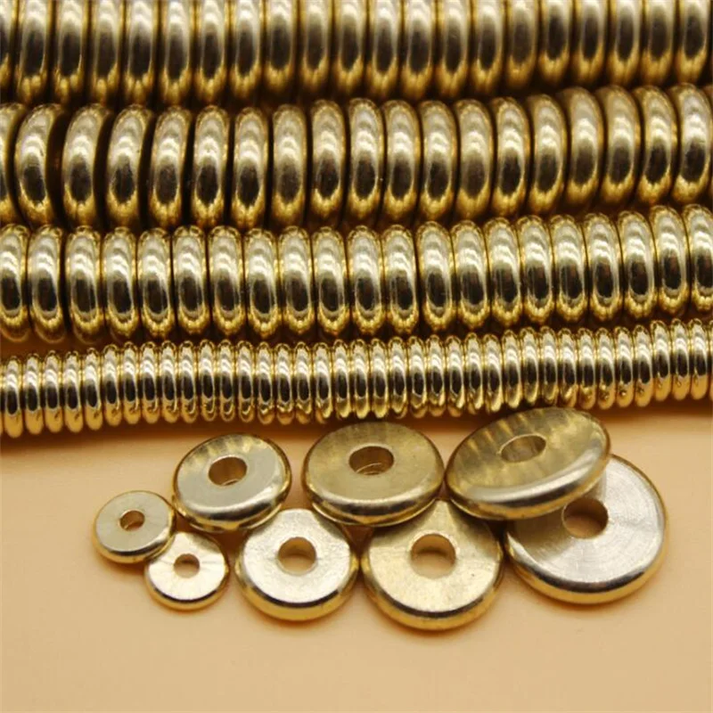 50Pcs Disc Brass Ro…
