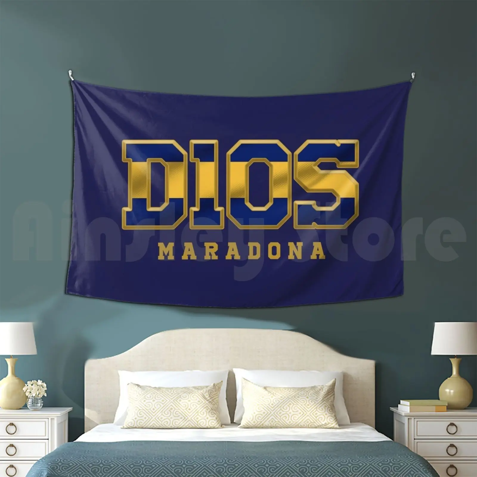 

Maradona D10s-Diego Armando Maradona Tapestry Living Room Bedroom Maradona Football Argentina Soccer Napoli Diego