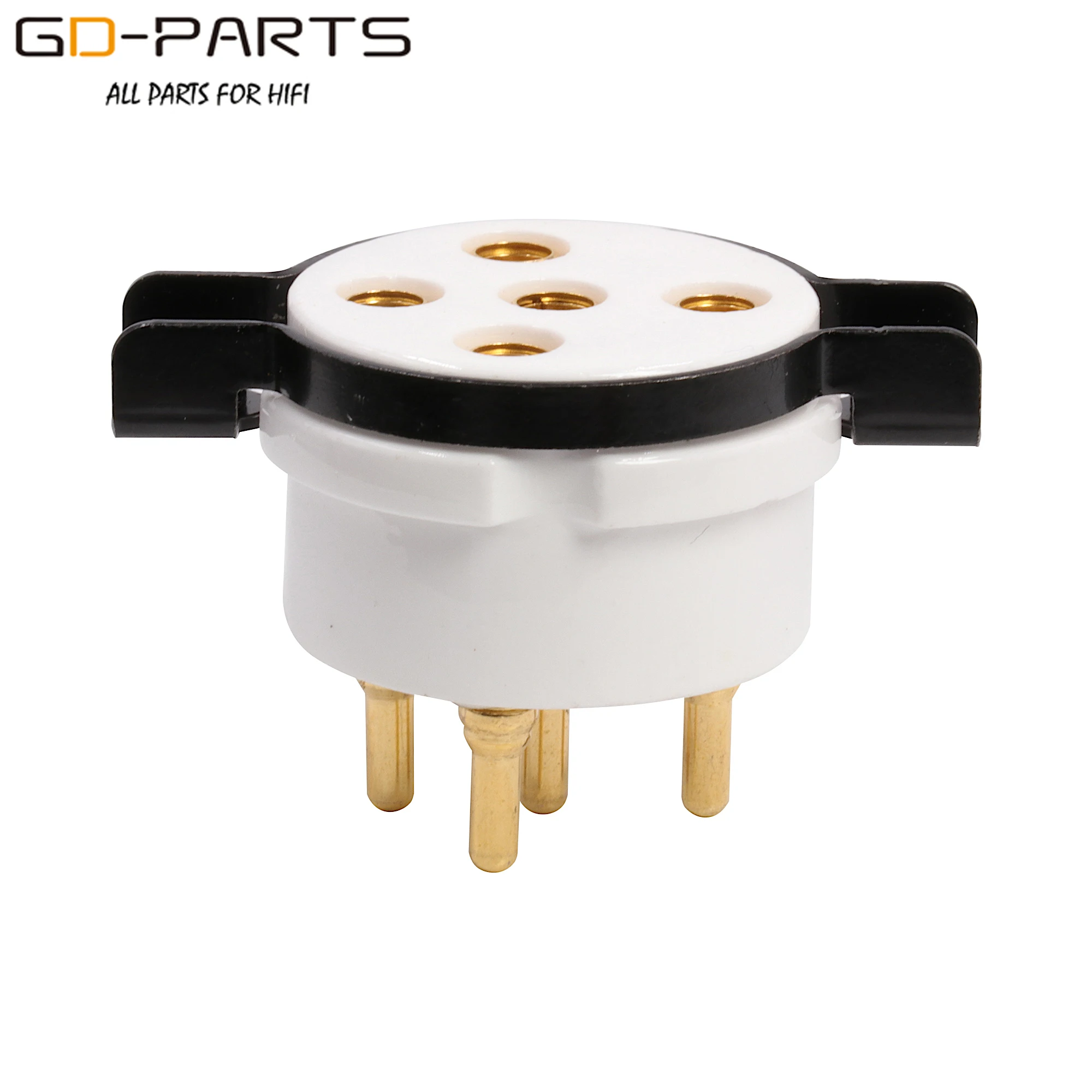5 핀 세라믹 진공관 소켓, PX4 B4 B5 PX25 1064 U18 RGN106 금도금 가공 황동 핀 Hifi 오디오 DIY