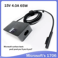 15 в 4A 65 Вт для Microsoft Surface Book Pro3 4 5 6 7 адаптер питания 1706 зарядное устройство Быстрая зарядка 5 в 1A
