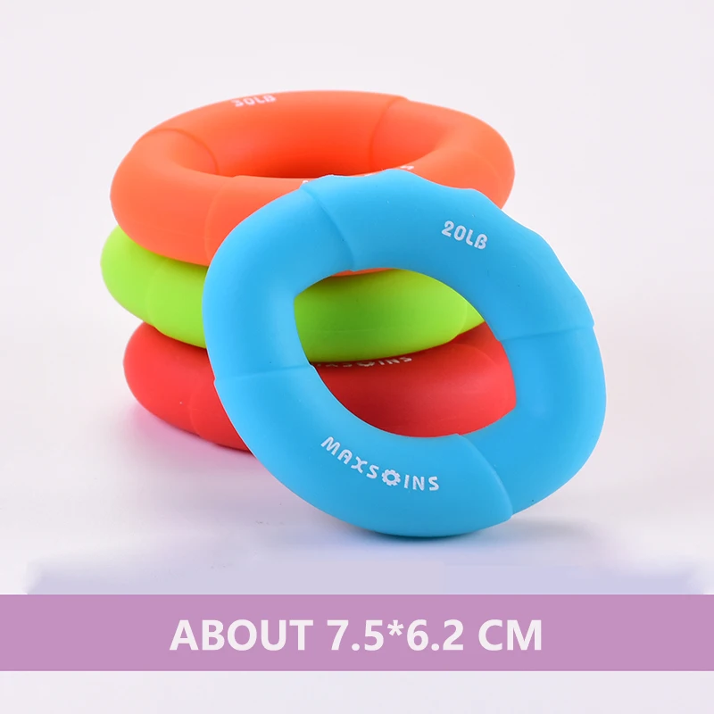 Home Exercise Hand Grip Muscle Power for Children Carpal Expander Rubber Exerciser Finger Gripper Ring Gym Anti Stress Child