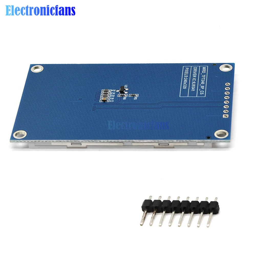 2.4 Inci Full Layar Warna TFT LCD Display Tanpa Touch Panel 8 Bit 240X320 ILI9341 Driver SPI Serial Port Modul