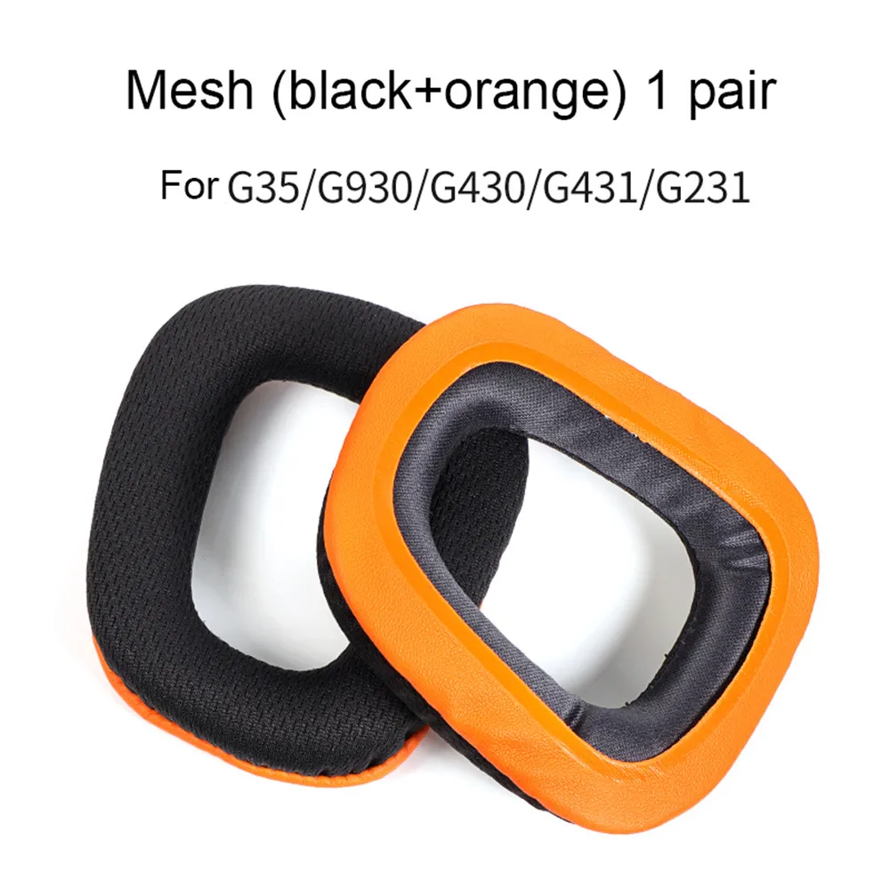 Substituição espuma Ear Pads para logitech, alta qualidade auscultadores, Earpads, G35, G930, G430, 2.28
