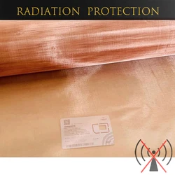 Pure Copper Gauze 200 Mesh Screen Dense Filter EMF Shielding Net Blocking Signal Faraday Fabric