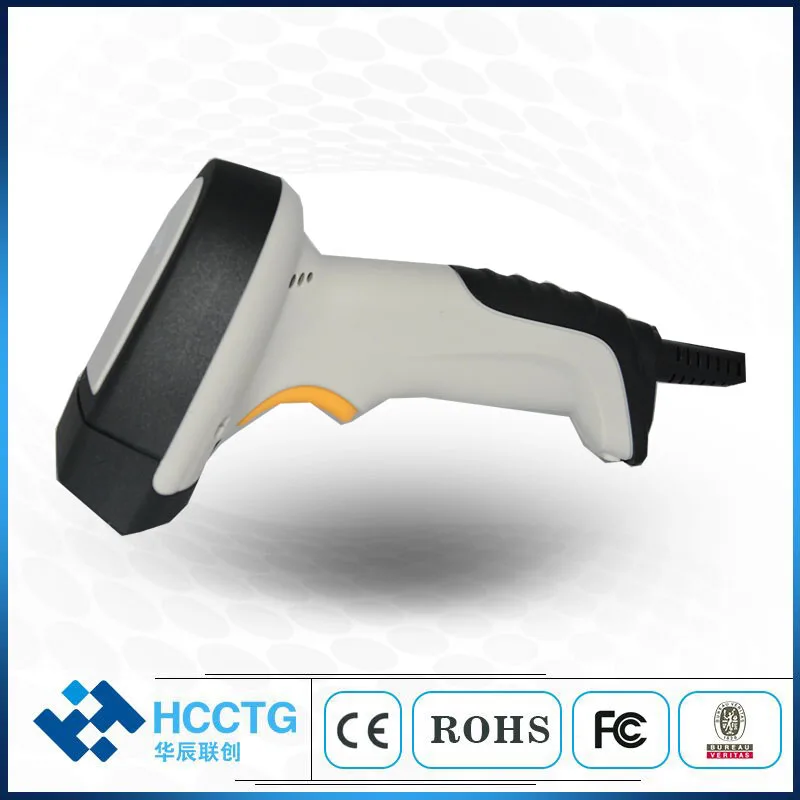 IP42 Industrial Rugged MRZ Reader 2D Barcode Scanner With Stand Support Android HS-6201