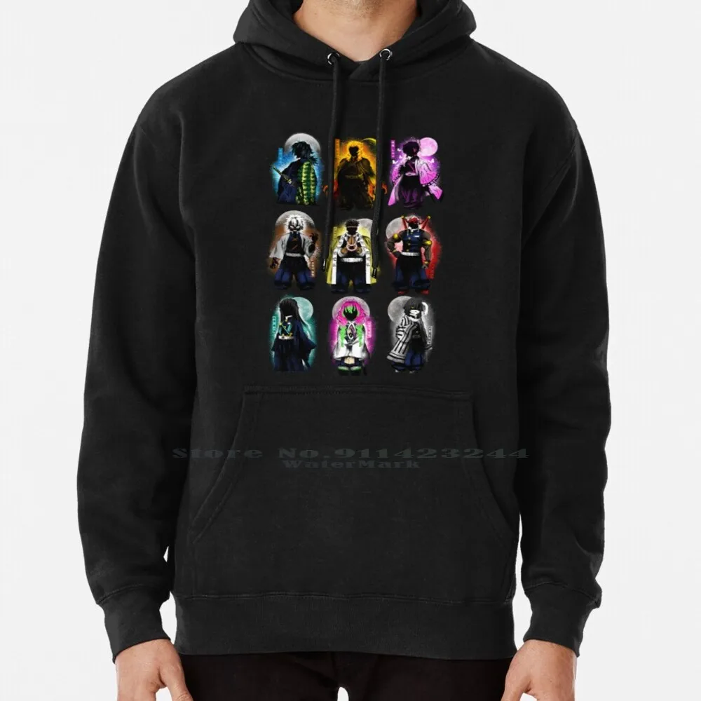 Pillars Hoodie Sweater 6xl Cotton Pillars Kimetsu No Yaiba Sound Hashira Hashira Demon Corps Tsuguko Flower Breathing Tanjiro