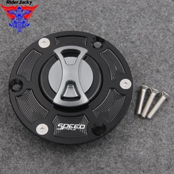 For Triumph Speed Triple 1050 2005 - 2010,Speed Triple 955i All Years CNC Keyless Motorcycle Fuel Gas Tank Cap Cover