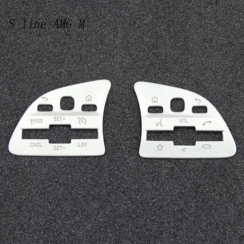 Car Styling Door Armrest Window Switch Buttons Stickers For Mercedes Benz A B C E Class W177 W205 W213 W247 W167 GLB GLS GLC GLE